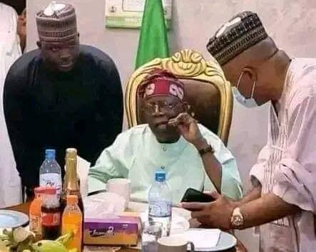 Tinubu picking Teeth