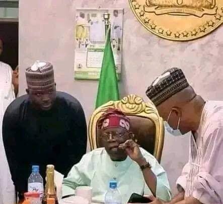 Tinubu picking Teeth