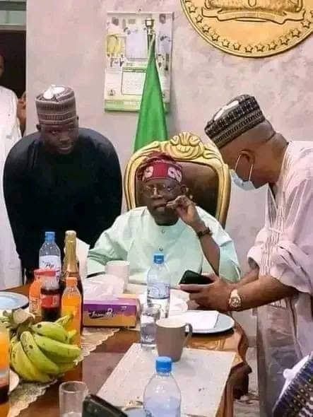 Tinubu picking Teeth