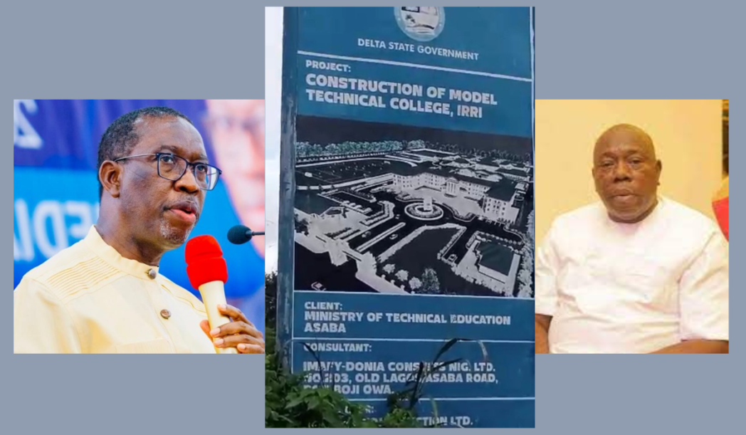 Twin Rogues: Irri Technical College Abandoned By Ex-Gov. Okowa’s Friend, Ross Uredi Who Ran Away With Upfront Payment