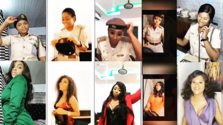 Female Immigration Officers in #BopDaddy Challenge